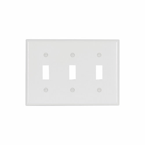 Eaton Cooper Wiring Toggle Wallplate, White