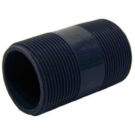 Pipe Fitting, PVC Nipple, Schedule 80, 1-1/4 x 3-In.