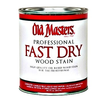 Old Masters 60801 Fast Dry Wood Stain, Dark Mahogany ~ Gallon