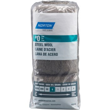 Norton 07660768115 68115 1/0 12pk Steel Wool