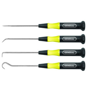 General Tools Four-piece Precision Fixed Blade Probe Set 4 Piece