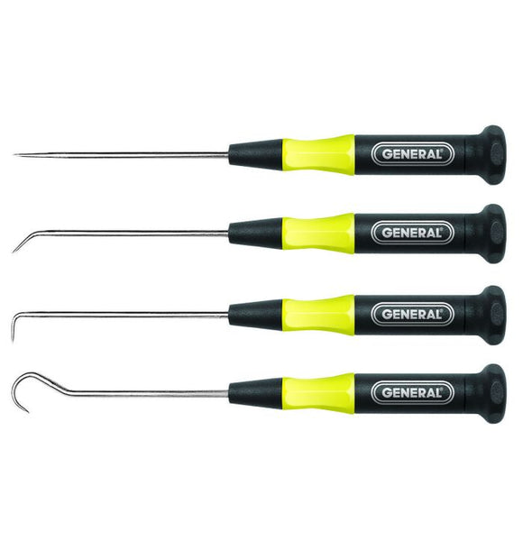 General Tools Four-piece Precision Fixed Blade Probe Set 4 Piece