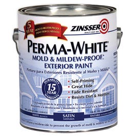 Perma-White Satin Mold & Mildew-Proof Exterior Paint, 1-Gal.