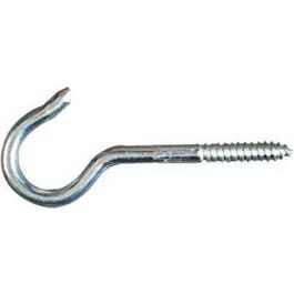 Ceiling Hook, Zinc, #3, 4-1/8-In.