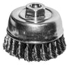 Century Drill And Tool Cup Brush Coarse Knot 6″ Size 5/8 X 11 Arbor Safe Rpm 4,500