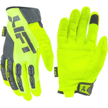 Lift Safety GGT 17HVHV2L Hi-Viz Grunt Work Glove ~ 2XL