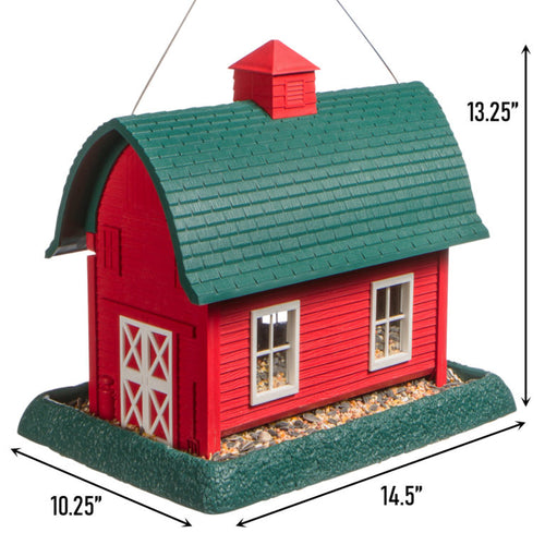 North States Large Red Barn Birdfeeder (5-lb)