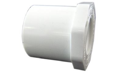 Ipex Xirtec® PVC Pipe Reducing Bushing White 1.42 in ID x 1.9 in OD