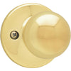 Kwikset Polished Brass Polo Dummy Door Knob