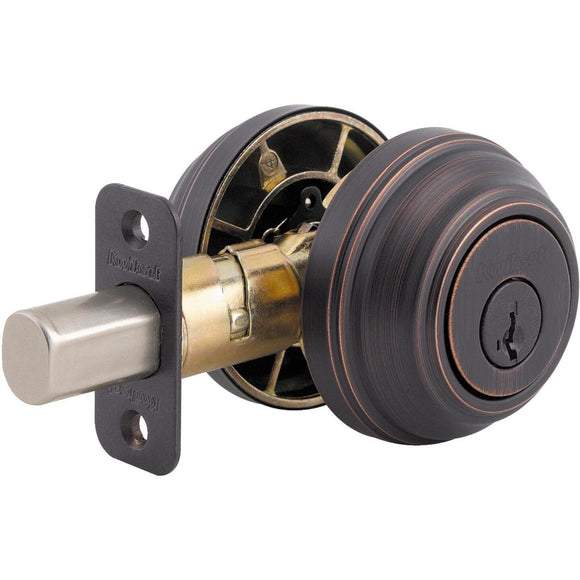 Kwikset Signature Series Venetian Bronze Double Cylinder Deadbolt with SmartKey