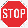 Hy-Ko Heavy-Duty Aluminum Sign, Stop