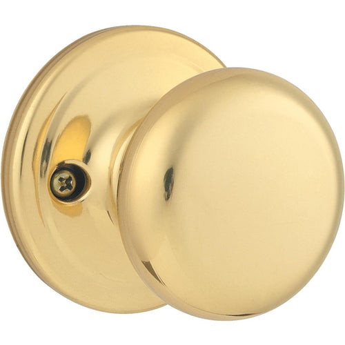 Kwikset Signature Series Polished Brass Juno Dummy Door Knob