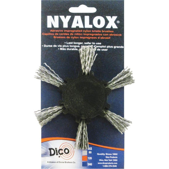 Dico Nyalox 4 In. x 1/4 In. Extra Coarse Flap Brush