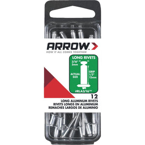 Arrow 3/16 In. x 1/2 In. Aluminum Rivet (12 Count)