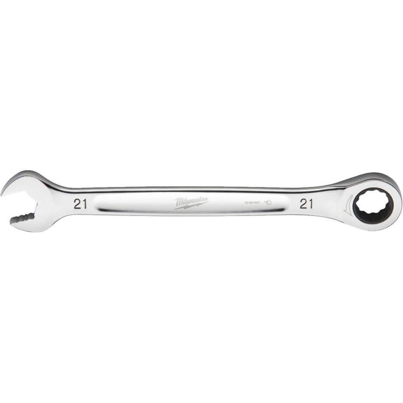 Milwaukee Metric 21 mm 12-Point Ratcheting Combination Wrench