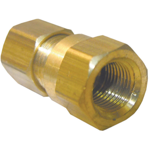 Lasco 1/4 In. C x 1/8 In. FPT Brass Compression Adapter