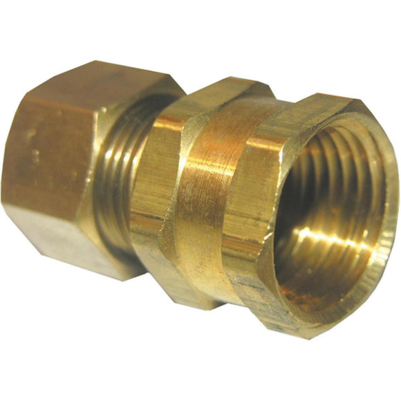 Lasco 1/2 In. C x 1/2 In. FPT Brass Compression Adapter