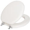 Mayfair Round Closed Front Premium Soft Toilet Seat with Chrome Hinges