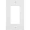 Leviton Decora 1-Gang Smooth Plastic Rocker Decorator Wall Plate, White