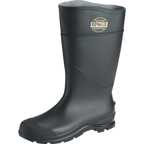 Honeywell Servus Men's Size 9 Black Steel Toe PVC Rubber Boot