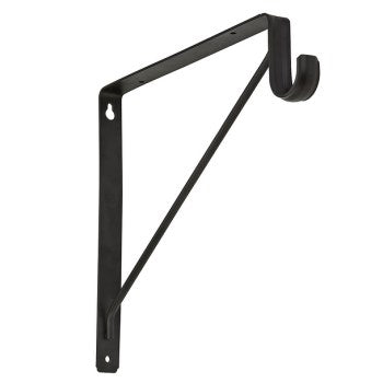 National S822-092 Shelf and Rod Bracket, Oil Rubbed Bronze Finish