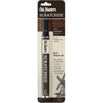 Old Masters 10014 Scratch Hide Stain Pen, Dark Brown ~ 1/2 oz