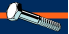 Midwest  Fastener Coarse Hex Bolts 1/4 -20 x 3-1/2