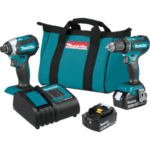 Makita 18V LXT® Lithium‑Ion Brushless Cordless 2‑Pc. Combo Kit (1 Kit)