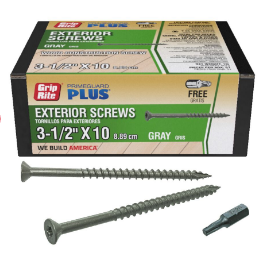 PrimeSource Grip-Rite® Premium Exterior Coated Screws