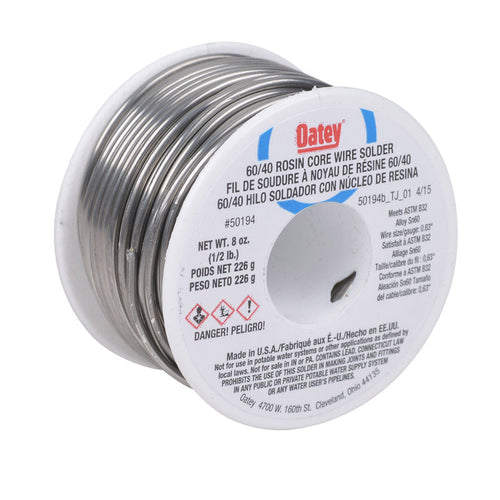 Oatey® 1/2 lb. 60/40 Rosin Core Solder